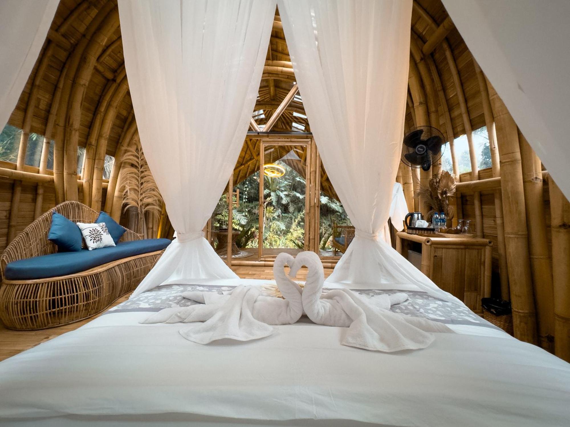 Bamboo House - Ecobreeze Villa Sidemen  Buitenkant foto