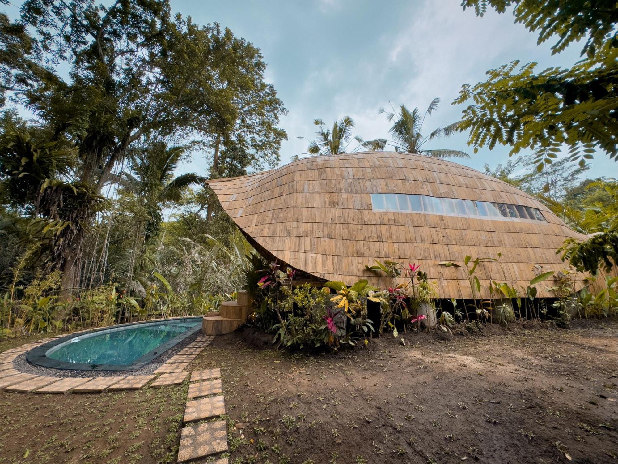 Bamboo House - Ecobreeze Villa Sidemen  Buitenkant foto
