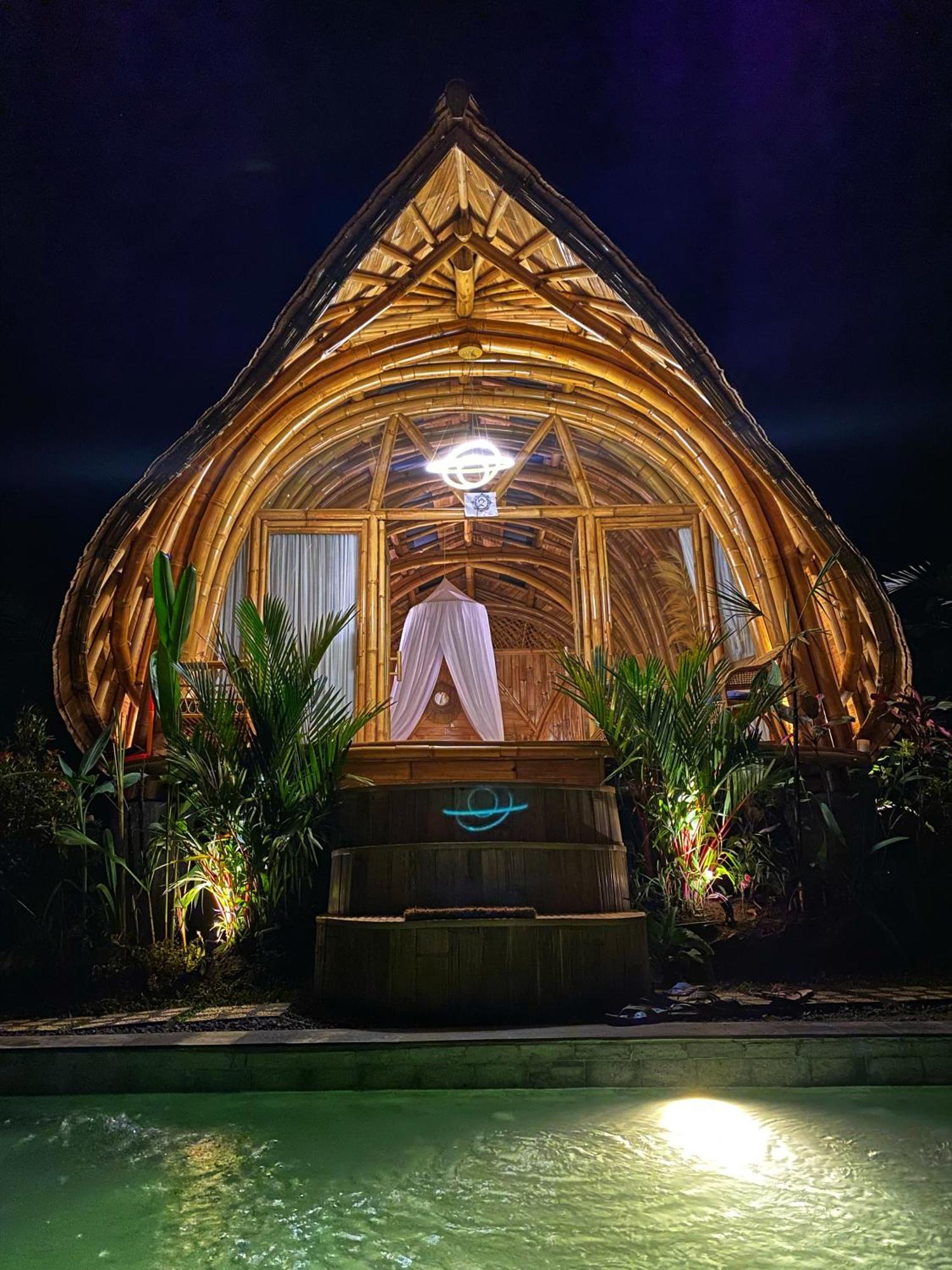 Bamboo House - Ecobreeze Villa Sidemen  Buitenkant foto