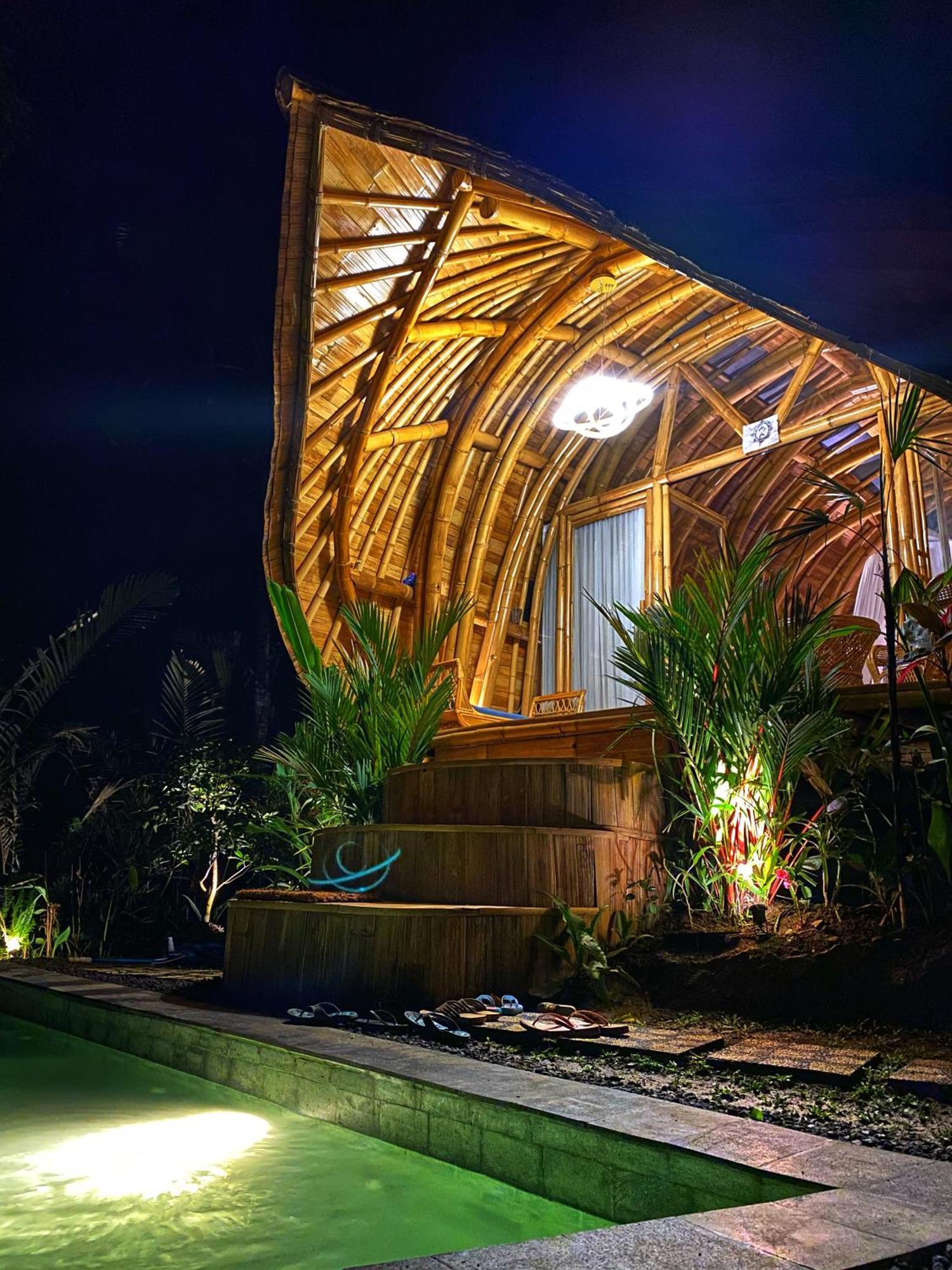 Bamboo House - Ecobreeze Villa Sidemen  Buitenkant foto
