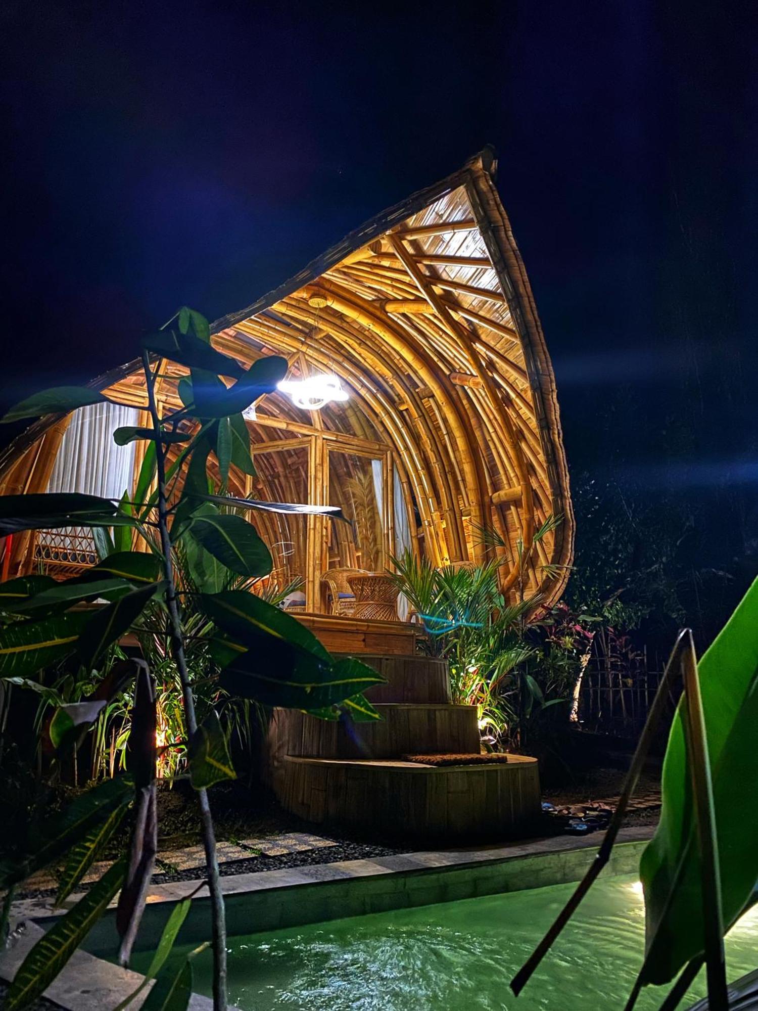Bamboo House - Ecobreeze Villa Sidemen  Buitenkant foto