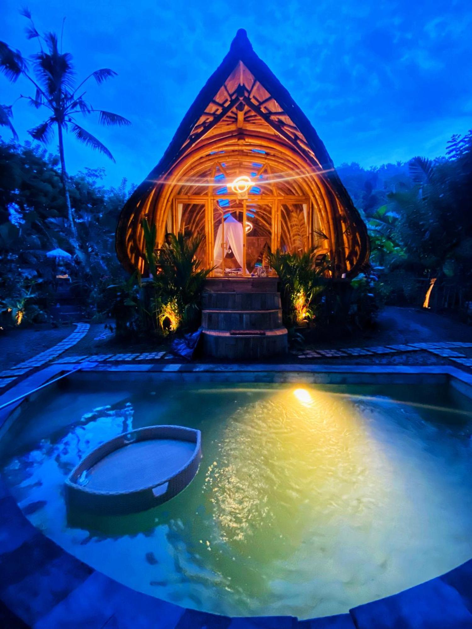 Bamboo House - Ecobreeze Villa Sidemen  Buitenkant foto