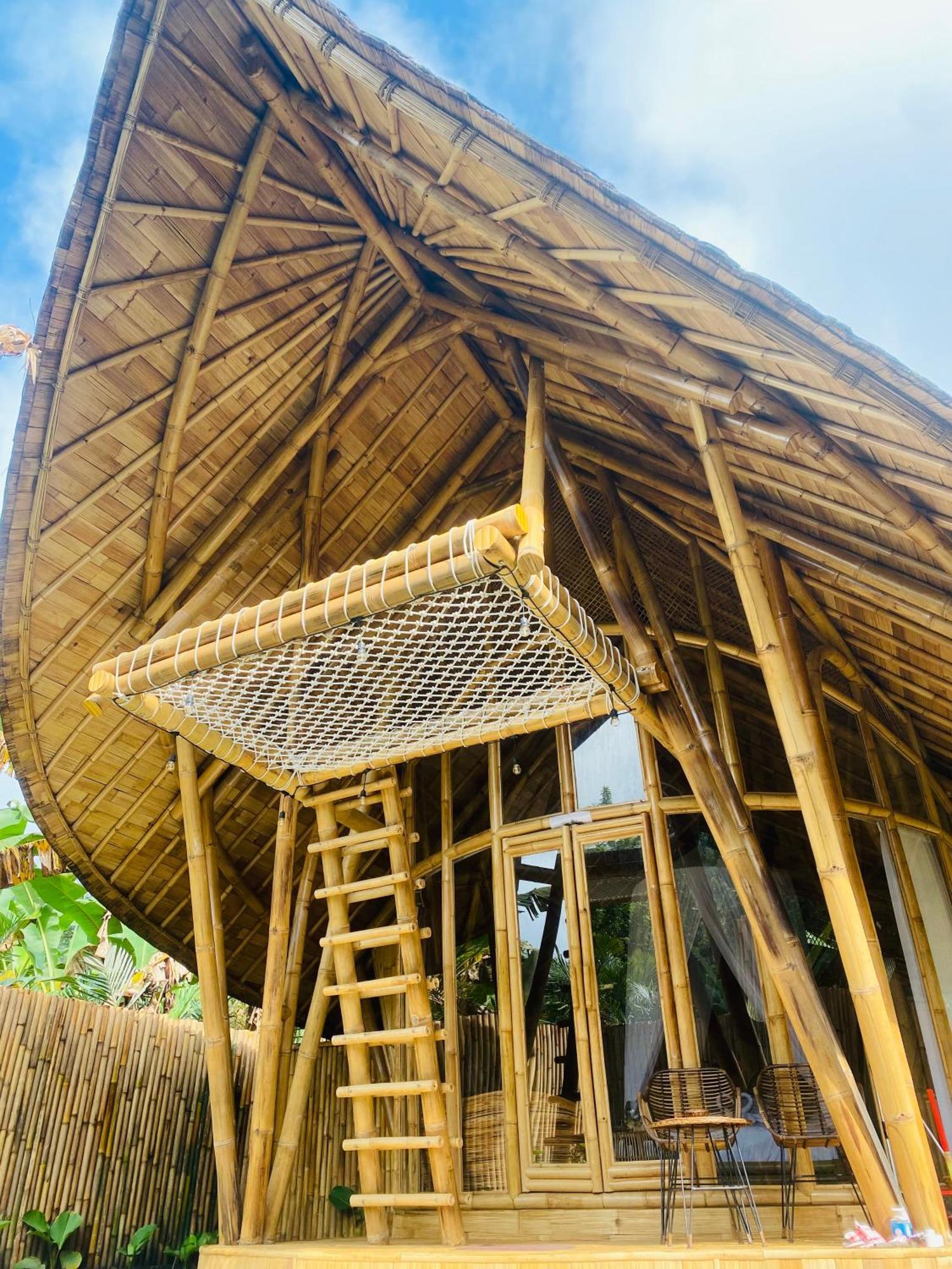 Bamboo House - Ecobreeze Villa Sidemen  Buitenkant foto