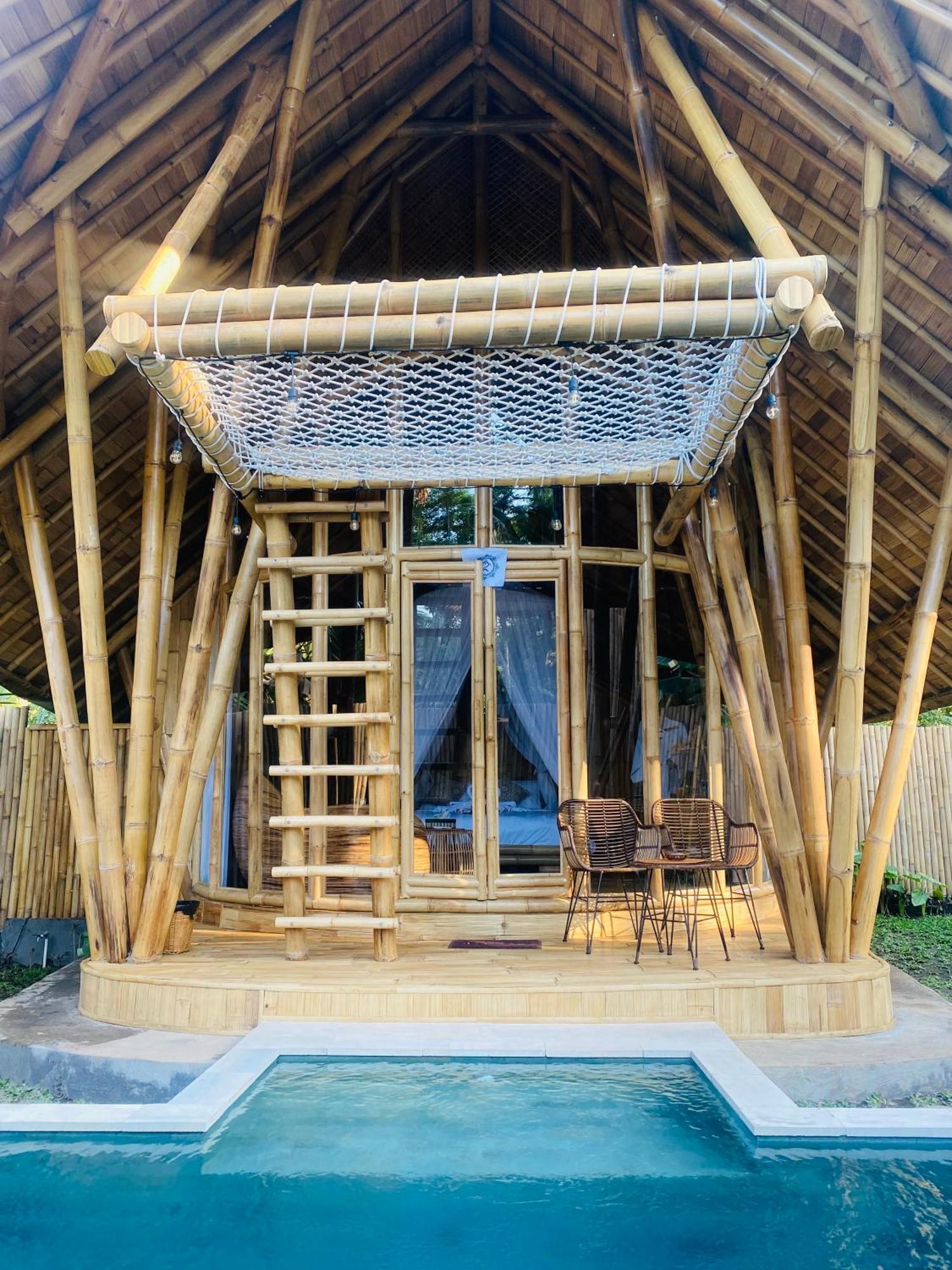 Bamboo House - Ecobreeze Villa Sidemen  Buitenkant foto