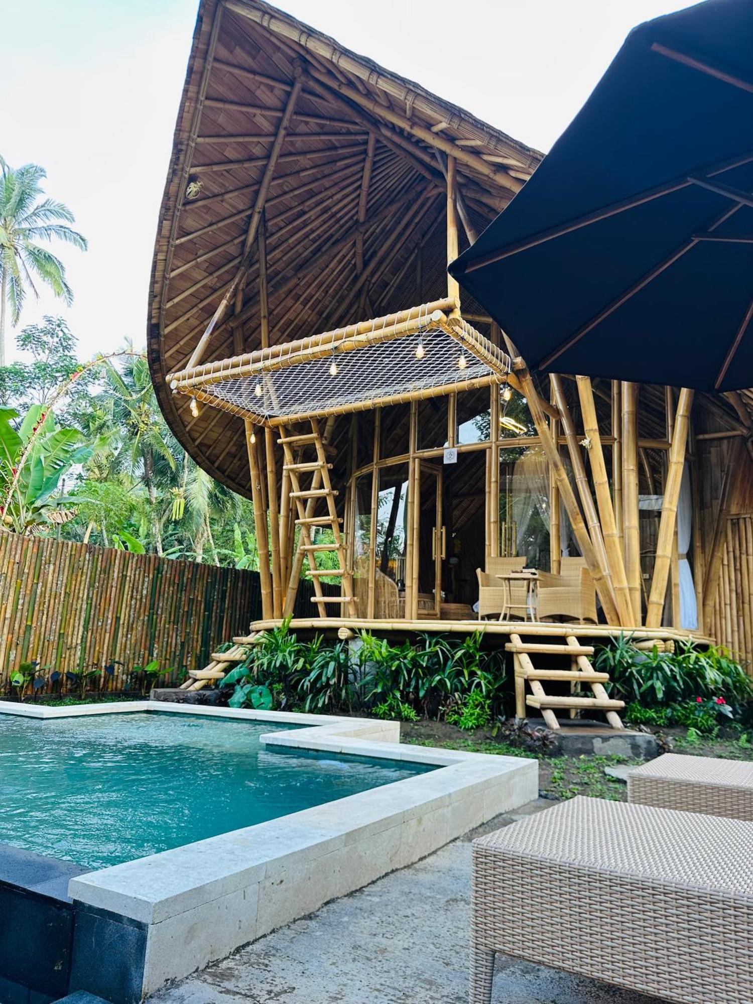 Bamboo House - Ecobreeze Villa Sidemen  Buitenkant foto