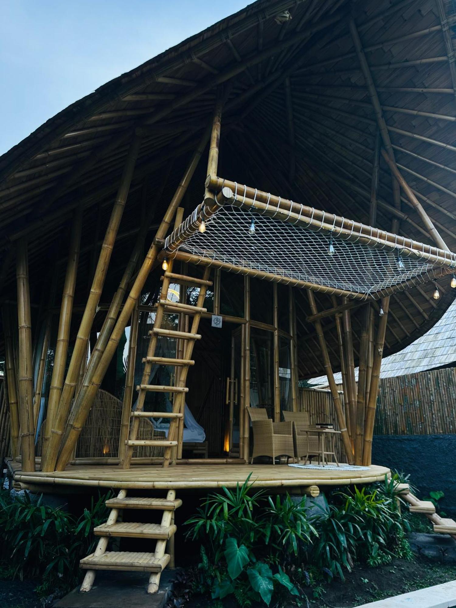 Bamboo House - Ecobreeze Villa Sidemen  Buitenkant foto