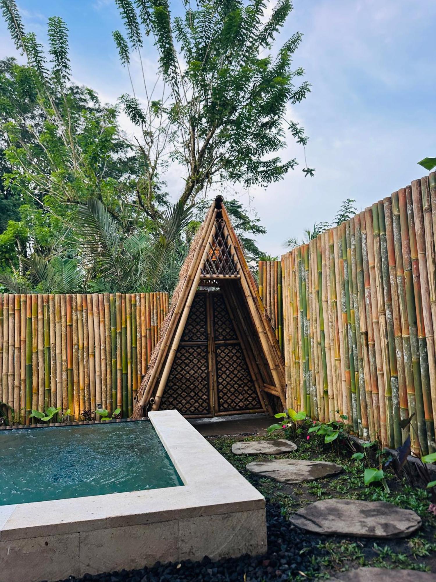 Bamboo House - Ecobreeze Villa Sidemen  Buitenkant foto