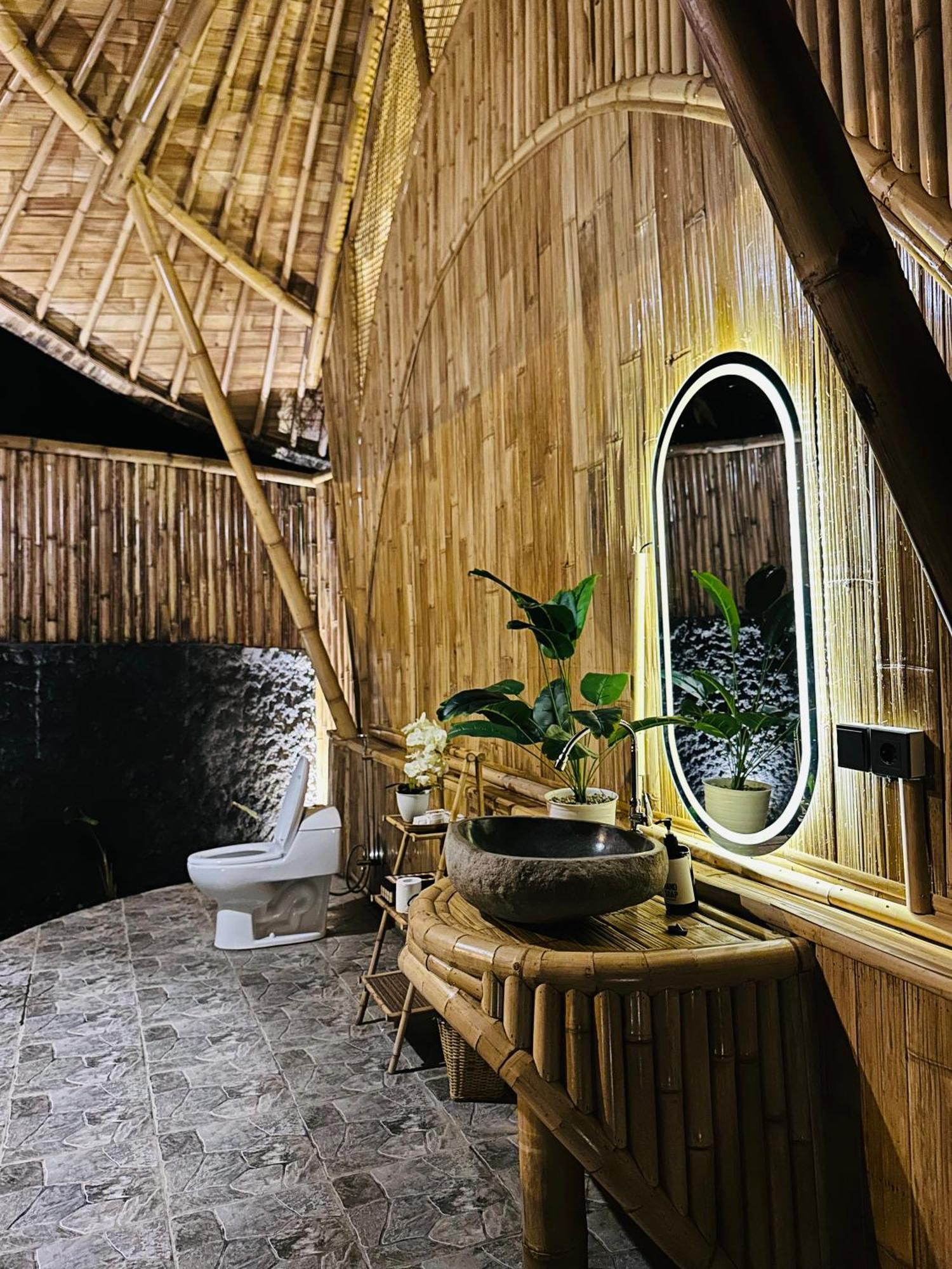 Bamboo House - Ecobreeze Villa Sidemen  Buitenkant foto