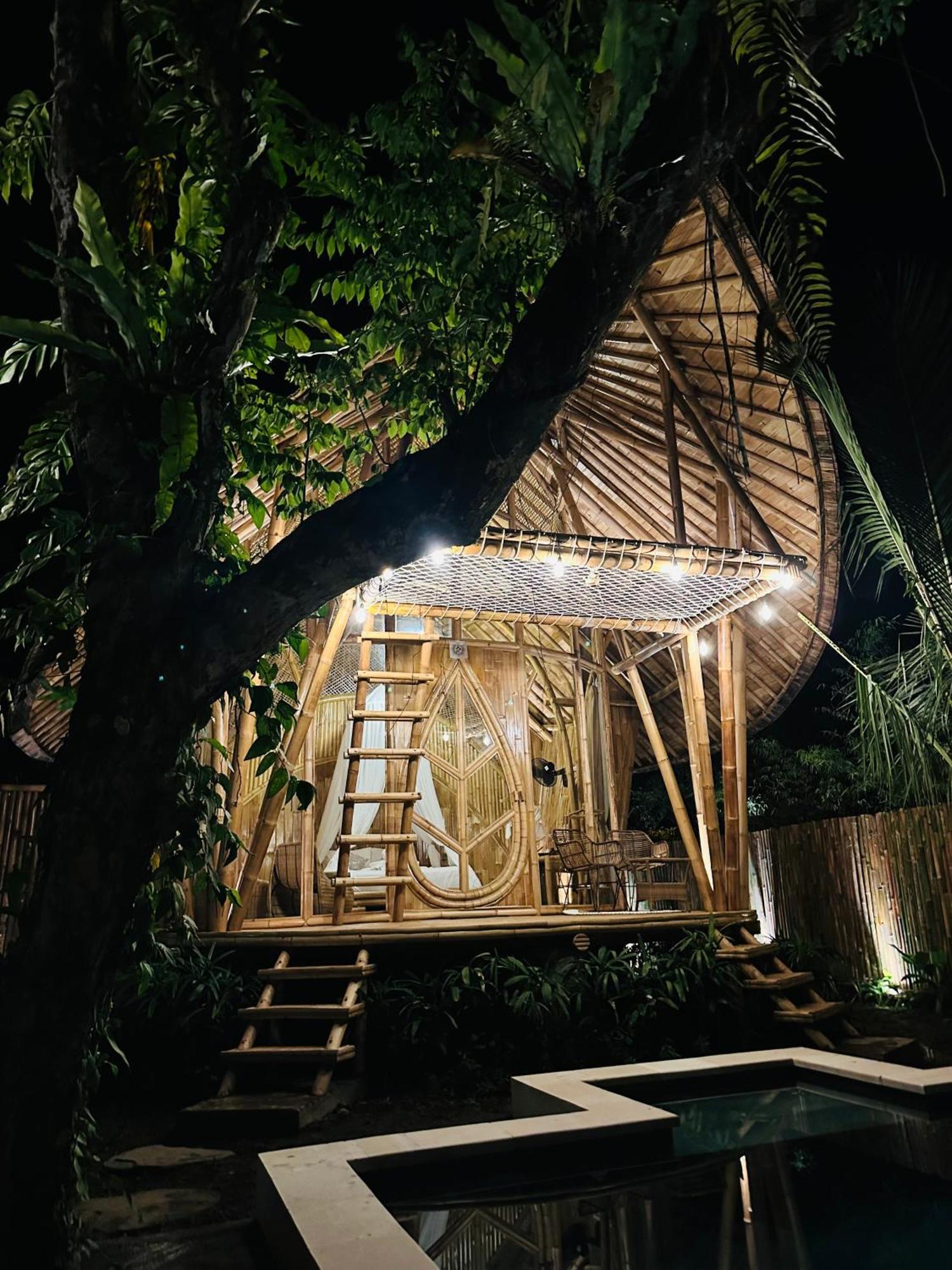 Bamboo House - Ecobreeze Villa Sidemen  Buitenkant foto