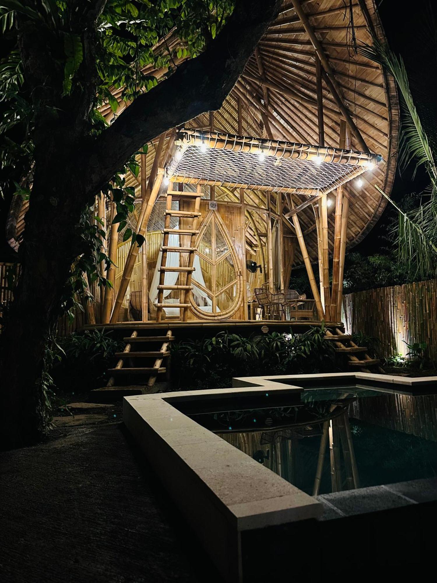 Bamboo House - Ecobreeze Villa Sidemen  Buitenkant foto